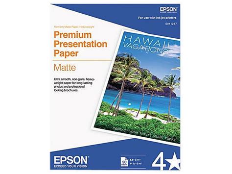 Papel De Presentaci N Epson Premium Matte Paquete Peru Ubuy