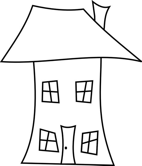 House Line Drawing - ClipArt Best