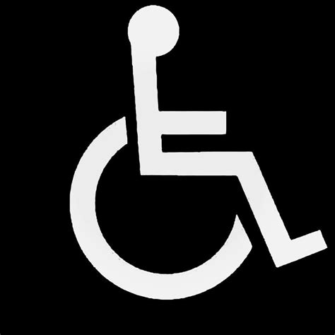 Handicap Decal Sticker