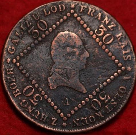 Austria Kreuzer Foreign Coin Ebay