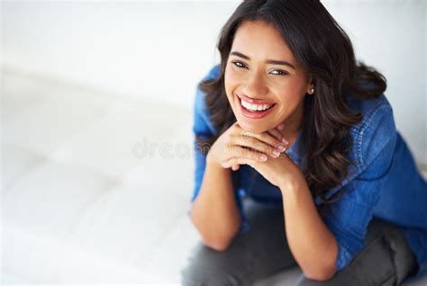 Weekends Like Thesea Young Woman Relaxing At Home On The Weekend