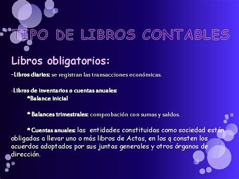 Libros Contables Tipos De Libros Contables Deisy Lorena