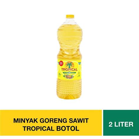 Jual Minyak Goreng Sawit Tropical Kemasan Liter Botol Sembako Grosir