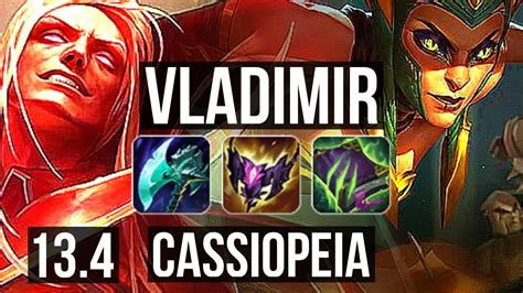 VLAD Vs CASSIO MID 13 1 8 Legendary 500 Games 1 2M Mastery KR