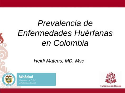 PDF Prevalencia de Enfermedades Huérfanas en Colombia Gastro