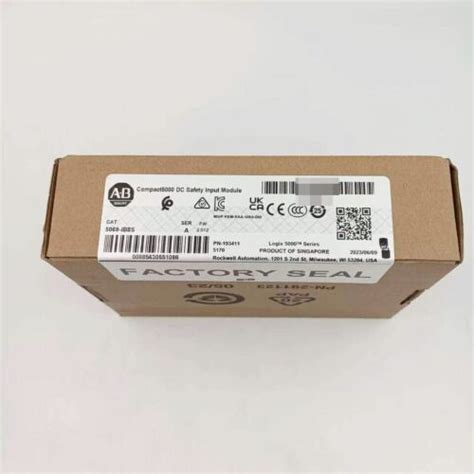 New Factory Sealed AB 5069 IB8S Compact I O 24V DC Safety Input Module