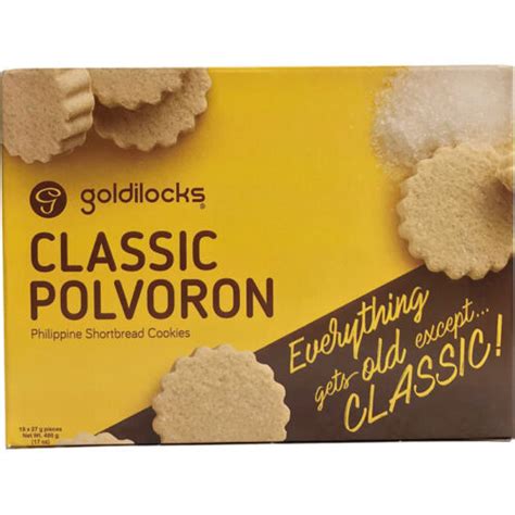 Goldilocks Classic Polvoron Philippine Shortbread 18 Pcs X 27g Tindahan Ni Mang Pilo Usa