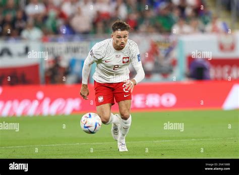 Matty Cash Of Poland In Action During The Fifa World Cup Qatar