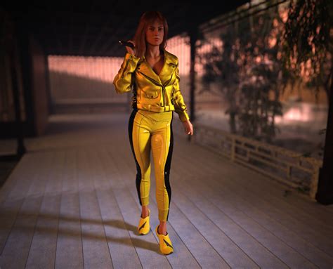 Beatrix Kiddo 3d Render Digital Art By Storm84hunter