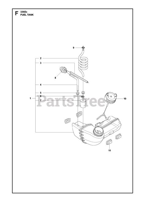 Husqvarna 326 Ex Husqvarna Handheld Edger Original Fuel Tank Parts Lookup With Diagrams