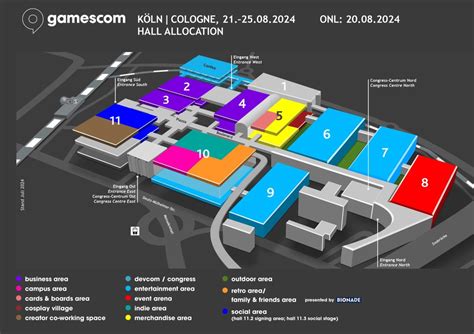 Hall Plan Gamescom