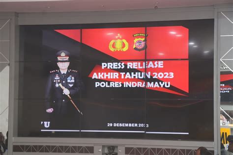 Gelar Rilis Akhir Tahun 2023 Polres Indramayu Ungkap Capaian Dan