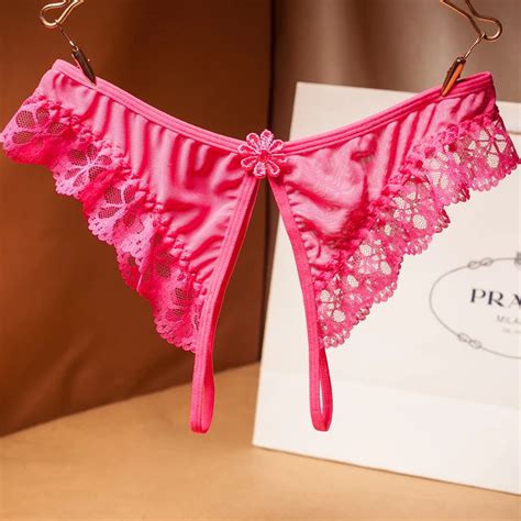 Summer Women Underwear Sex Panties High Cut Thongs Lace Hot Girls Lingerie Hollow G Strings Xxs