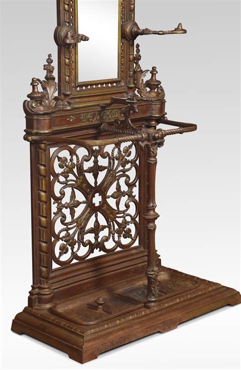 19th Century Cast Iron Hall Stand Antiques Atlas