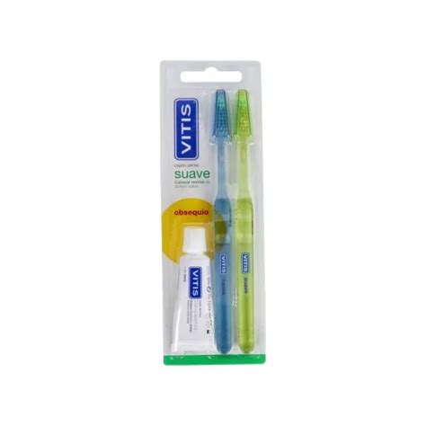 Compra Vitis Cepillo Dental Suave Duplo Pasta Blanqueadora Ml Al