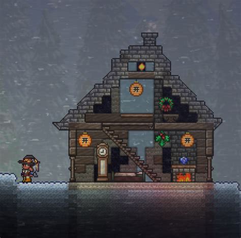 My Snowy Cottage Besides My Thorium Calamity Player Rterraria