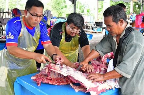 Sekitar Program Gotong Royong Korban Dan Akikah Peringkat MBJB Di