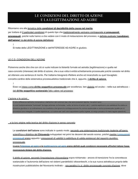 Legittimazione Ad Agire E Sostituzione Processuale Nel Processo Civile