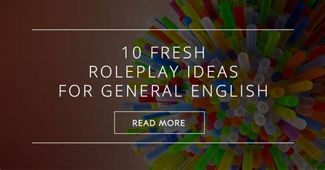 10 Fresh Roleplay Ideas for General English | Grammar lesson plans, Grammar lessons, Busy teacher