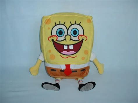 SPONGEBOB SQUAREPANTS 12 Cuddly Soft Plush Toy NICKELODEON PLAY BY