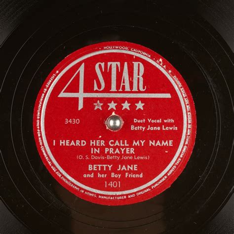 I Heard Her Call My Name in Prayer : Betty Jane and her Boy Friend : Free Download, Borrow, and ...