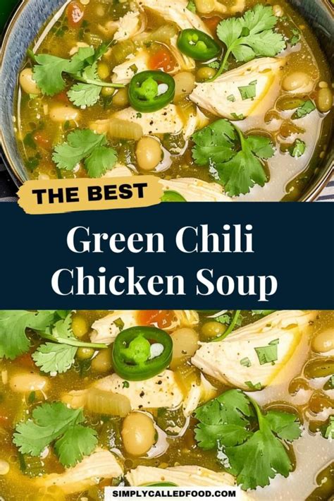 Green Chili Chicken Soup Recipe