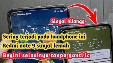 Mengatasi Redmi Note Sinyal Lemah Sinyal Hilang Panggilan Darurat