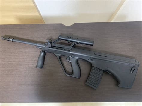 Yahoo オークション GHK ステアーAUG A2 ブラック ガスブローバック