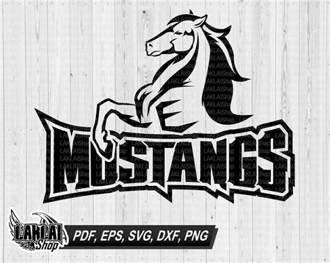 Mustangs Svg Mustangs Mascot Mustangs School Spirit Svg Mustangs