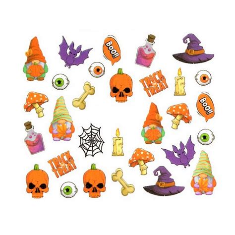 Halloween Mix Nail Decals - Nail Decals | ShopKeeki