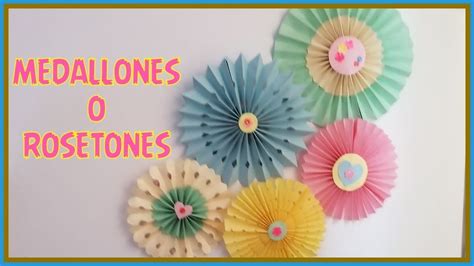 Rosetones De Papel Para Decorar Tu Fiesta