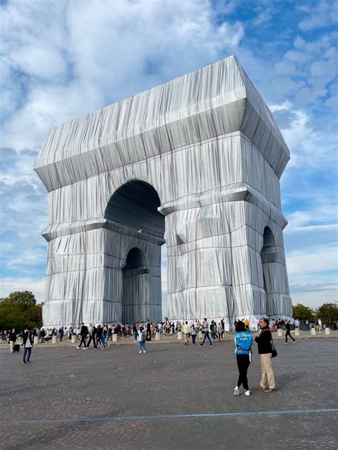 Arc De Triomphe Wrapped Paris 1961 2021 Oeuvre D Art