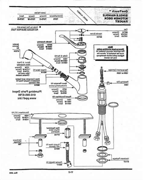 Bathtub Faucet Parts Diagram