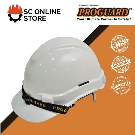 Proguard Advantage Safety Helmet White Sirim Certified Shopee Malaysia