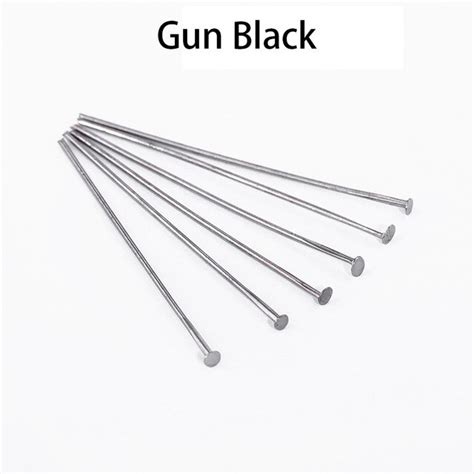 200pcs Flat Head Pins 16 20 30 35 40 45 50 Mm Headpins For Jewelry