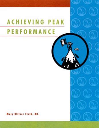 Achieving Peak Performance Employee Version Management Learning Resources