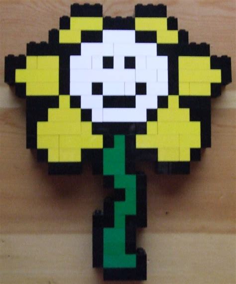 Flowey - Undertale [LEGO PIXEL ART] by InfiniteFireGamer on DeviantArt