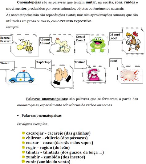 Atividade Onomatopeia 2 Ano - 8