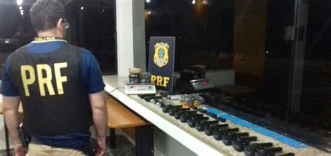 PRF prende trio 17 armas e quase mil munições na BR 369 confira o