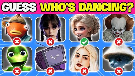 Can You Guess Who S DANCING Who DANCES Better Elsa Wednesday