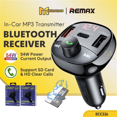 Remax Fast Charging Car Charger Adapter W Mdrcc Wireless