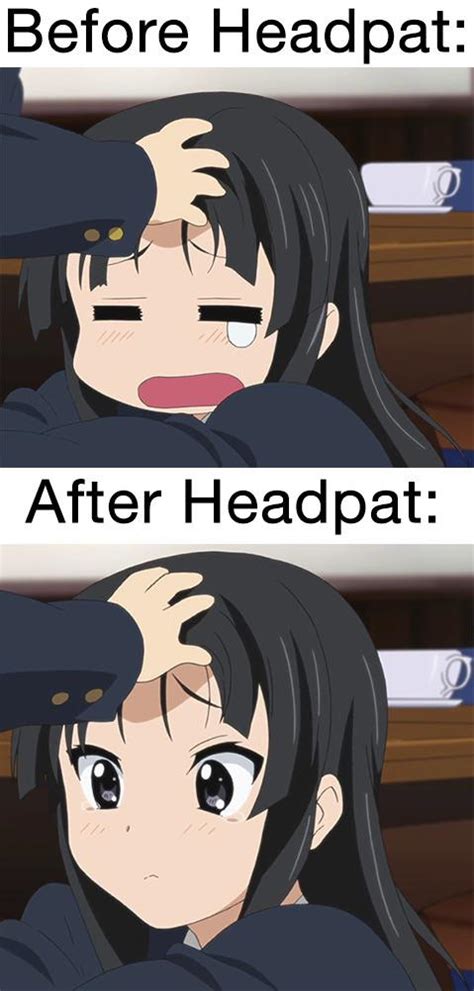 Head pats 🙌 : r/Animemes