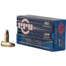 Munitions CAT B PP A A160 Cartouches Partizan Cal 25 ACP 50 Grs