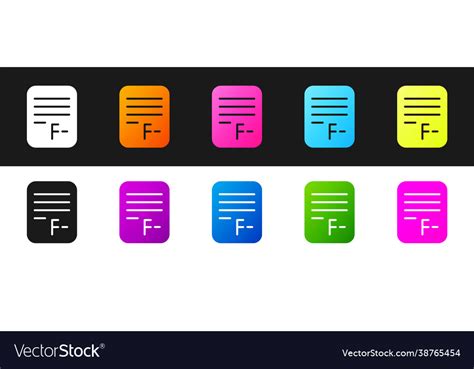 Set Exam Paper With Incorrect Answers Survey Icon Vector Image