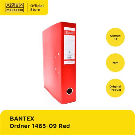 Jual Ordner Bantex Folio Cm Warna Merah Kota Surabaya