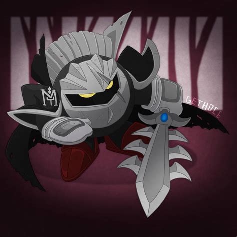 Dark Meta Knight by Gethoce on DeviantArt