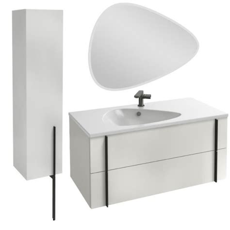 Meuble Lavabo Simple Vasque Cm Jacob Delafon Nouvelle Vague Blanc