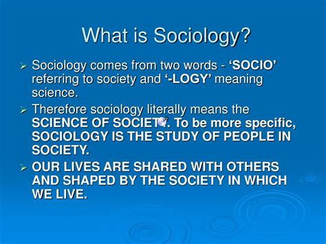 Ppt An Introduction To Sociology Powerpoint Presentation Free