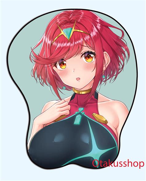 Xenoblade Chronicles Cute Waifu Pyra D Boob Oppai Butt Mouse Pad