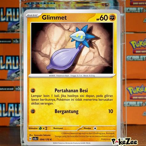 Jual Glimmet Sv S Kartu Pokemon Tcg Indonesia Kilau Hitam